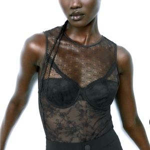 ZARA LACE BODYSUIT